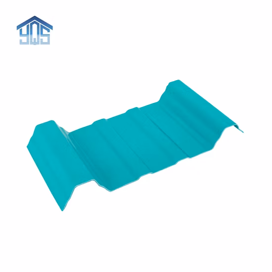 공장 납품 가격 PVC 기와 지붕 시트 창고용 부식 방지 사다리꼴 파 지붕 시트 UPVC 지붕 시트